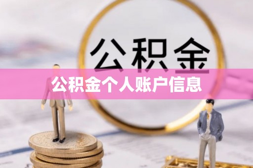 洱源公积金个人账户信息
