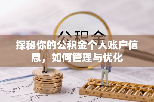 洱源探秘你的公积金个人账户信息，如何管理与优化
