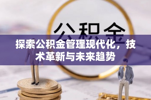 洱源探索公积金管理现代化，技术革新与未来趋势