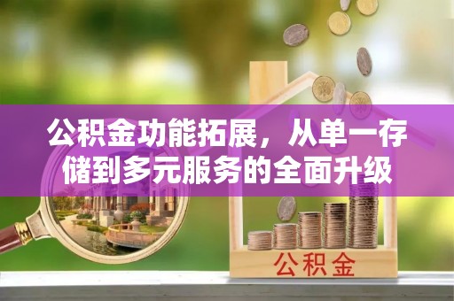 洱源公积金功能拓展，从单一存储到多元服务的全面升级