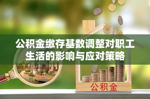 洱源公积金缴存基数调整对职工生活的影响与应对策略
