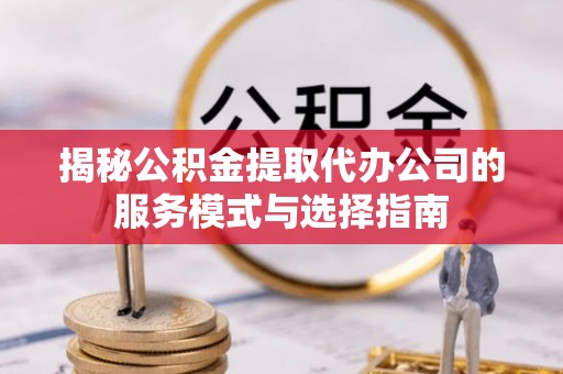 洱源揭秘公积金提取代办公司的服务模式与选择指南