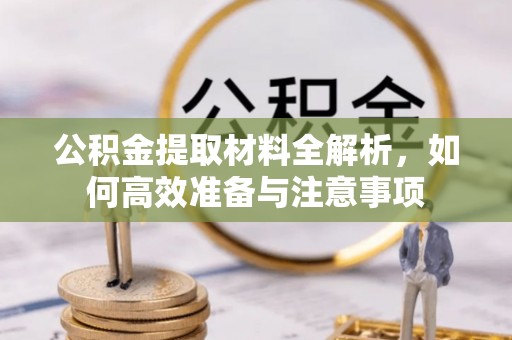 洱源公积金提取材料全解析，如何高效准备与注意事项