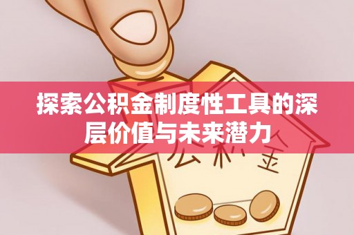洱源探索公积金制度性工具的深层价值与未来潜力