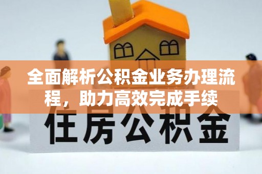 洱源全面解析公积金业务办理流程，助力高效完成手续