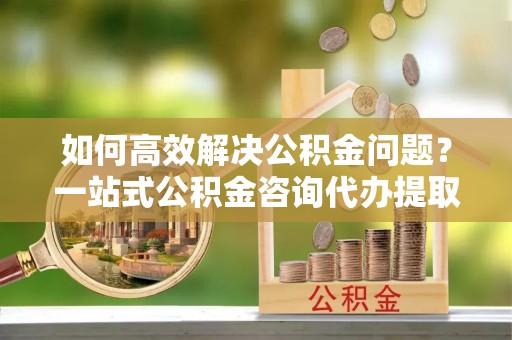 洱源如何高效解决公积金问题？一站式公积金咨询代办提取服务全解析