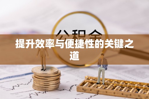 洱源提升效率与便捷性的关键之道